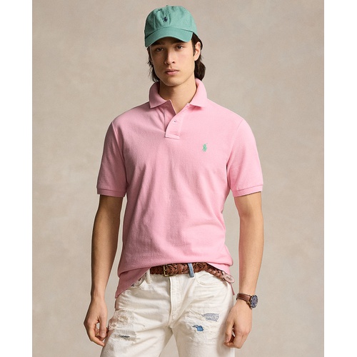 폴로 랄프로렌 Mens Cotton Custom Slim Fit Mesh Polo Shirt