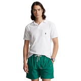 Mens Cotton-Blend Terry Polo Shirt