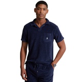 Mens Cotton-Blend Terry Polo Shirt