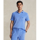 Mens Cotton-Blend Terry Polo Shirt