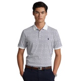 Mens Classic-Fit Patterned Soft Cotton Polo Shirt