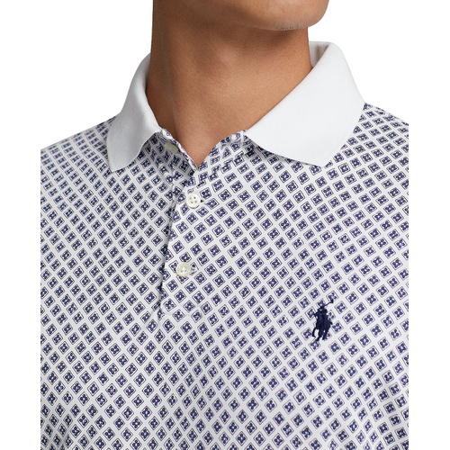 폴로 랄프로렌 Mens Classic-Fit Patterned Soft Cotton Polo Shirt