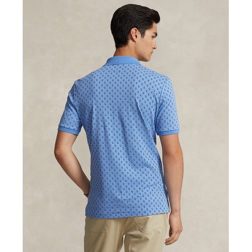 폴로 랄프로렌 Mens Classic-Fit Patterned Soft Cotton Polo Shirt