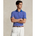 Mens Classic-Fit Patterned Soft Cotton Polo Shirt