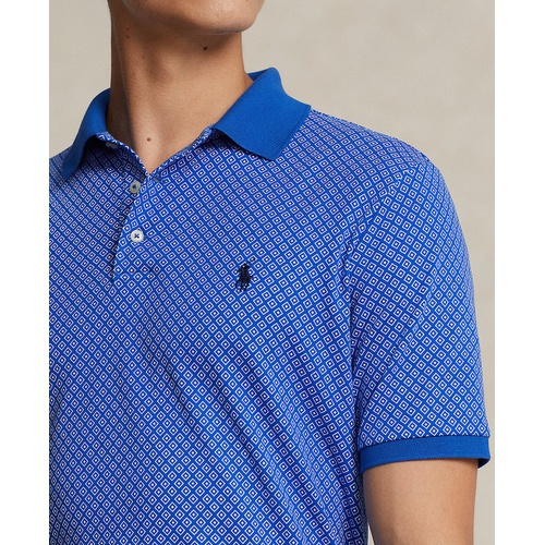 폴로 랄프로렌 Mens Classic-Fit Patterned Soft Cotton Polo Shirt