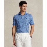 Mens Classic-Fit Patterned Soft Cotton Polo Shirt