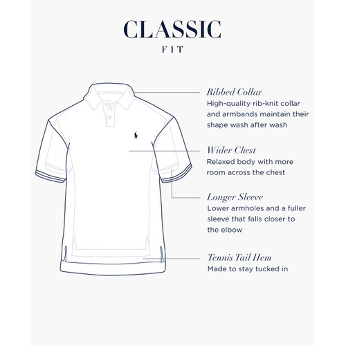 폴로 랄프로렌 Mens Classic-Fit Performance Polo Shirt