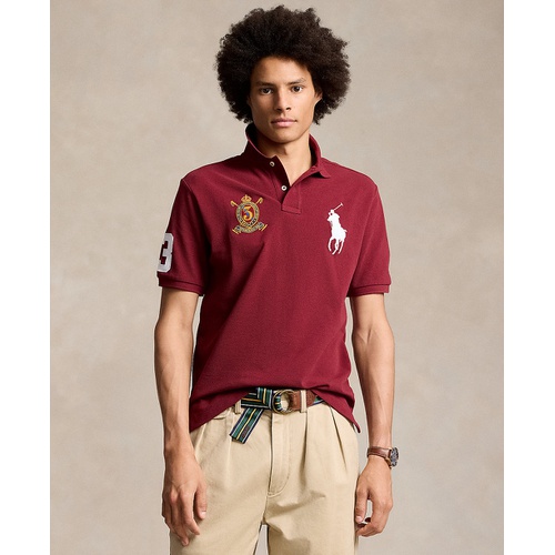 폴로 랄프로렌 Mens Custom Slim Fit Big Pony Crest Mesh Polo