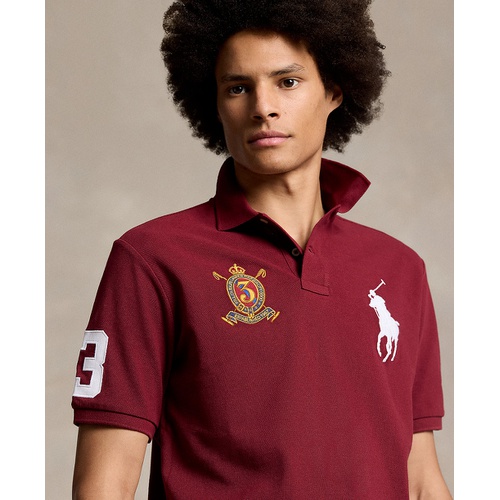 폴로 랄프로렌 Mens Custom Slim Fit Big Pony Crest Mesh Polo