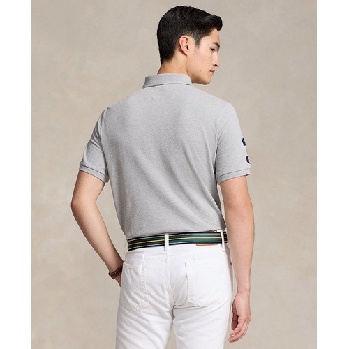 폴로 랄프로렌 Mens Custom Slim Fit Big Pony Crest Mesh Polo