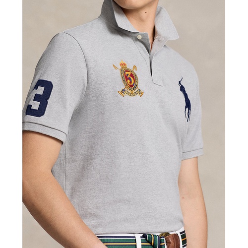 폴로 랄프로렌 Mens Custom Slim Fit Big Pony Crest Mesh Polo