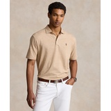 Mens Classic-Fit Cotton-Linen Mesh Polo Shirt