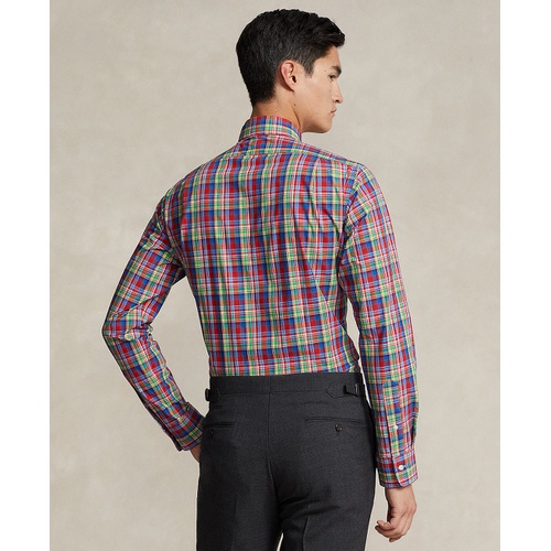 폴로 랄프로렌 Mens Poplin Plaid Shirt