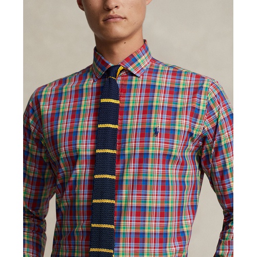 폴로 랄프로렌 Mens Poplin Plaid Shirt