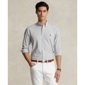 Mens Classic-Fit Striped Stretch Poplin Shirt