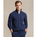 Mens Double-Knit Mesh Quarter-Zip Pullover