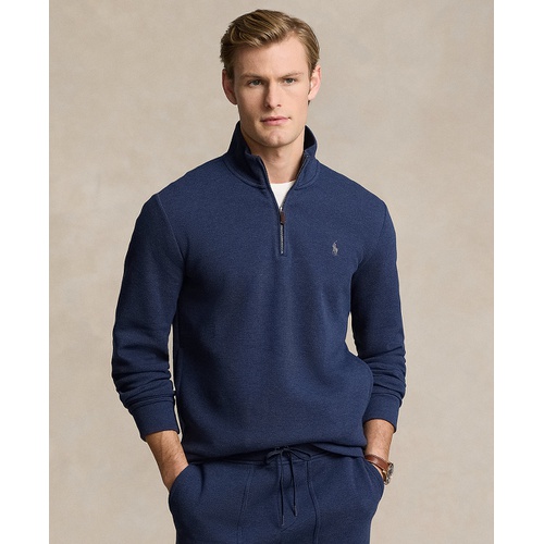 폴로 랄프로렌 Mens Double-Knit Mesh Quarter-Zip Pullover