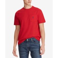 Mens Classic Fit Crew Neck Pocket T-Shirt