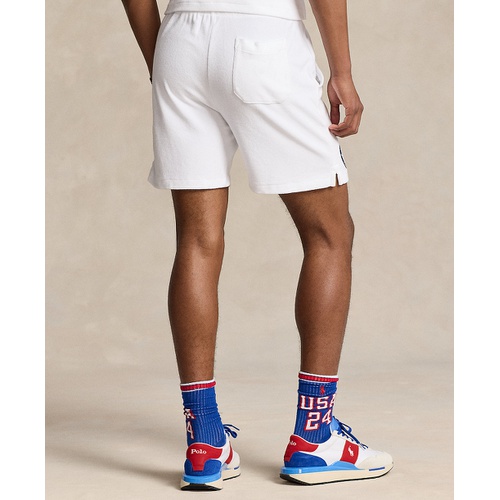 폴로 랄프로렌 Mens Team USA 6-Inch Terry Shorts