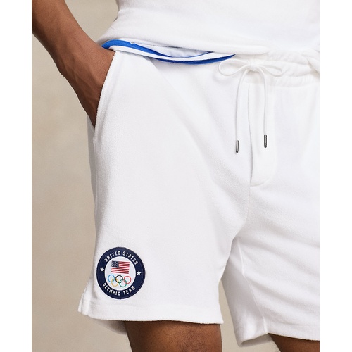 폴로 랄프로렌 Mens Team USA 6-Inch Terry Shorts