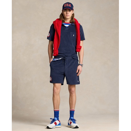 폴로 랄프로렌 Mens Team USA 6-Inch Terry Shorts