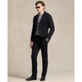 Mens Pleated Double-Knit Suit Trousers