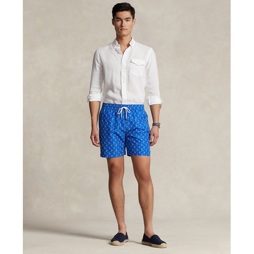 폴로 랄프로렌 Mens Nautical Mesh-Lined Swim Trunks