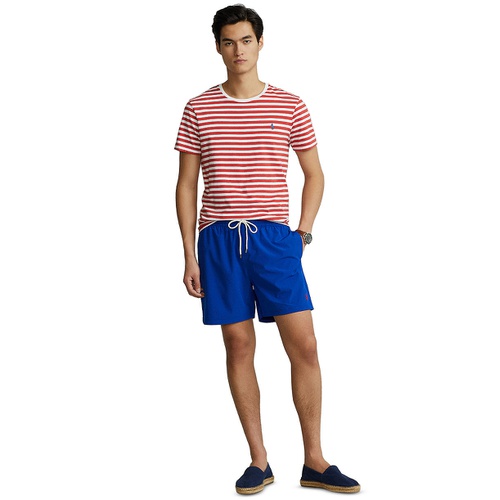 폴로 랄프로렌 Mens 5 3/4 Inch Traveler Classic Swim Trunks