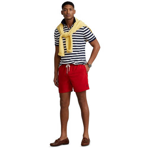 폴로 랄프로렌 Mens 5 3/4 Inch Traveler Classic Swim Trunks