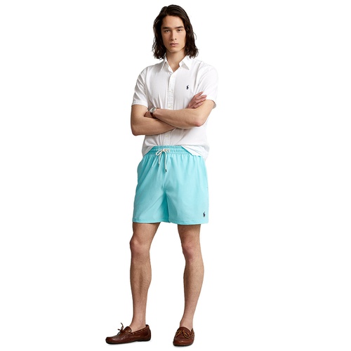 폴로 랄프로렌 Mens 5 3/4 Inch Traveler Classic Swim Trunks