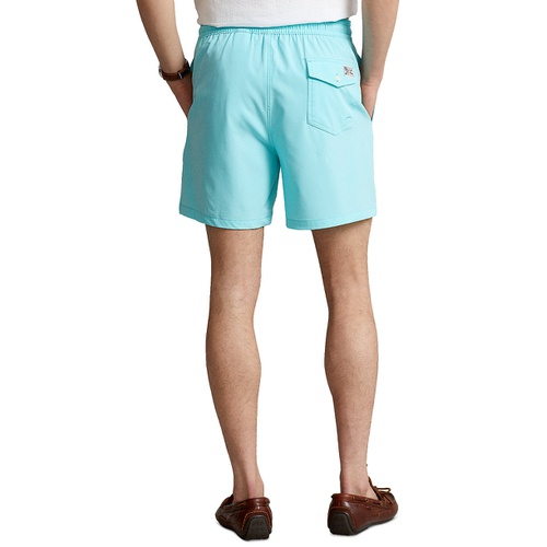 폴로 랄프로렌 Mens 5 3/4 Inch Traveler Classic Swim Trunks