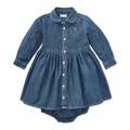 Baby Girls Denim Cotton Shirtdress