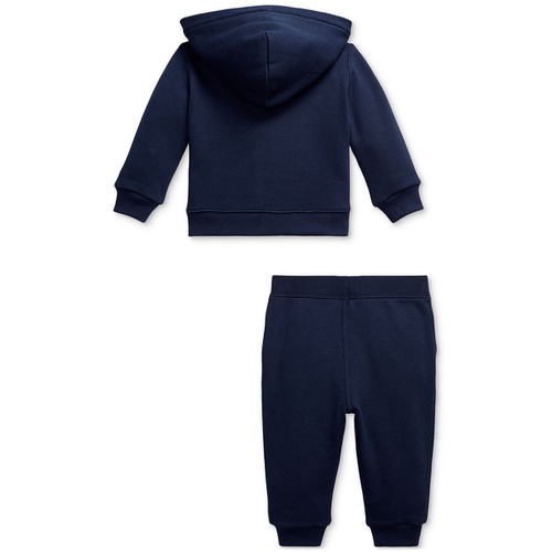 폴로 랄프로렌 Baby 2-Pc. Full-Zip Fleece Hoodie & Pants Set