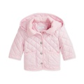 Baby Girls Quilted Hooded Coat