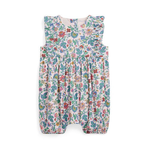 폴로 랄프로렌 Baby Girls Floral Cotton Batiste Bubble Shortall