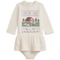 Baby Fleece Barn Graphic Print Dress