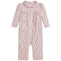 Baby Girl Cotton Floral Coverall