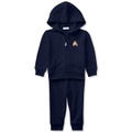 Baby Boys Bear Hoodie and Pants 2 Piece Set