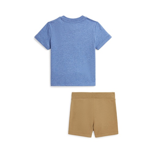 폴로 랄프로렌 Baby Boys Polo Bear Jersey Tee and Terry Short Set