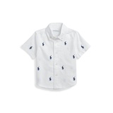 Baby Boys Pony Oxford Short-Sleeve Shirt