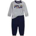 Baby Logo Tee & Fleece Jogger Pant Set