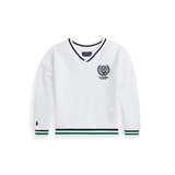 Toddler and Little Girls US Open Crest Cotton Fleece Sweatshirt