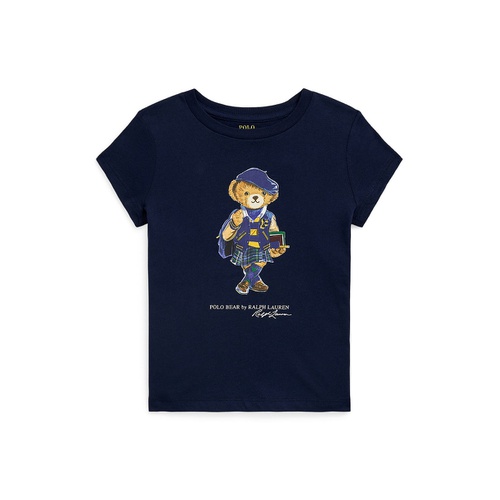 폴로 랄프로렌 Toddler and Little Girls Polo Bear Cotton Jersey Tee