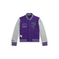 Toddler And Little Girls Double Knit Baseball Jacket