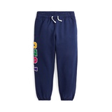 Toddler and Little Girls Corduroy-Logo Fleece Jogger Pant