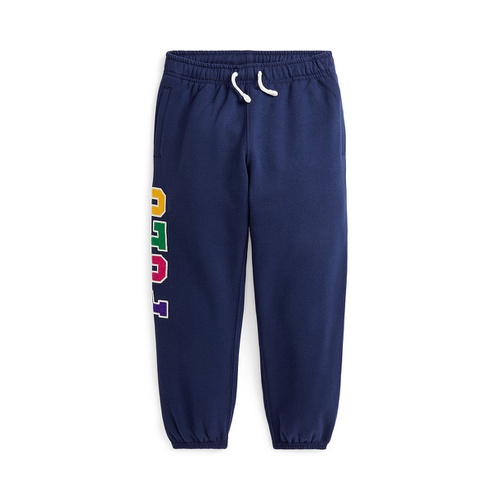 폴로 랄프로렌 Toddler and Little Girls Corduroy-Logo Fleece Jogger Pant