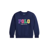 Toddler and Little Girls Corduroy-Logo Fleece Sweatshirt