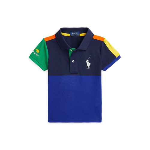 폴로 랄프로렌 Toddler and Little Girls US Open Ball Crew Performance Polo Shirt