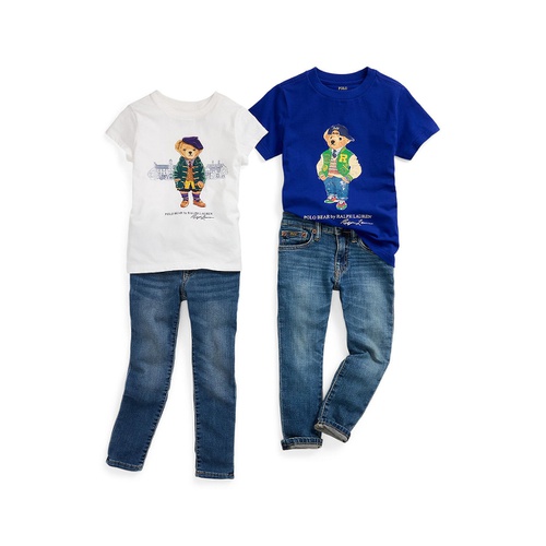 폴로 랄프로렌 Toddler and Little Girls Polo Bear Cotton Jersey Tee