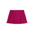 Toddler and Little Girls Pleated Ponte Skort